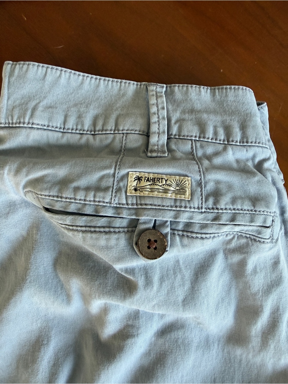 Faherty Pale Blue Men’s Coastline Chinos